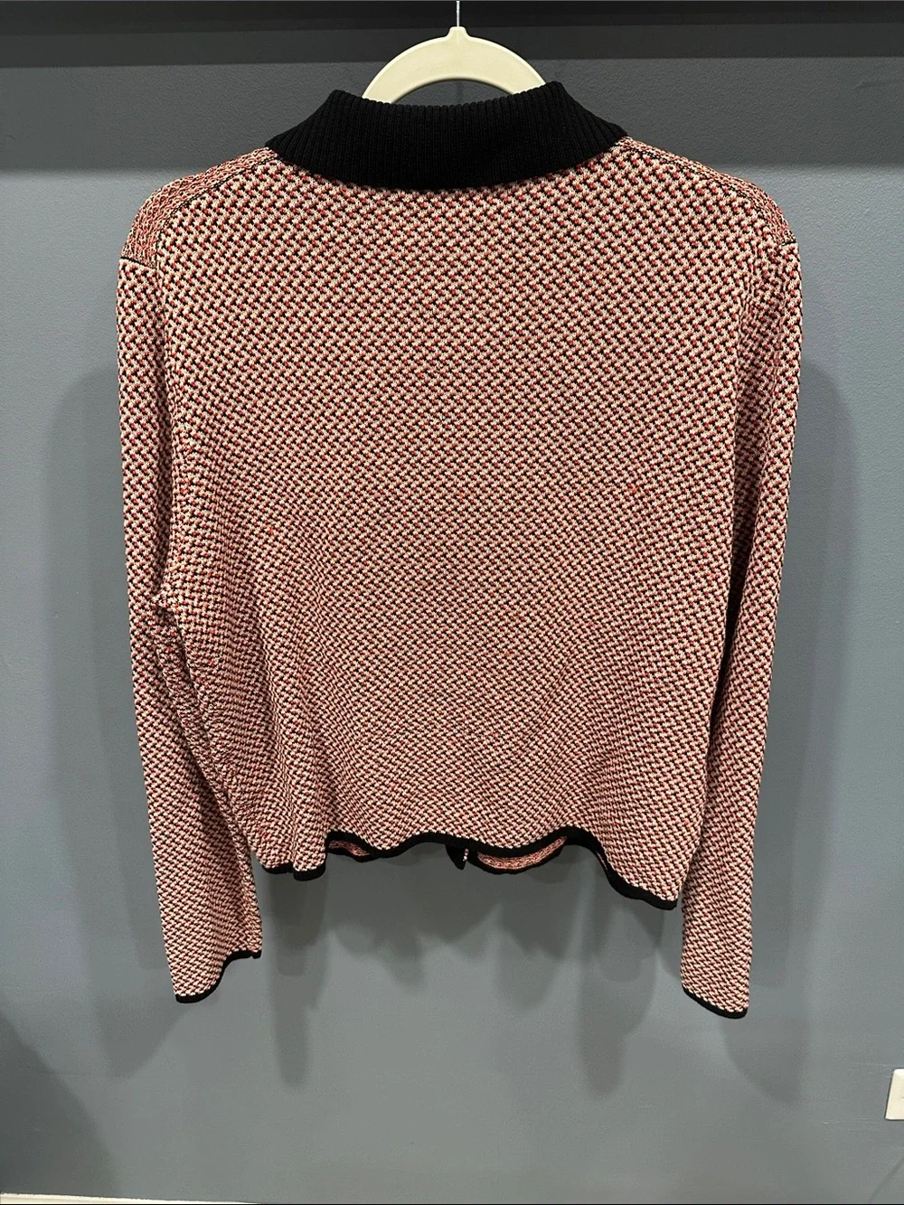 J.Crew Sweater lady jacket in herringbone Size Large